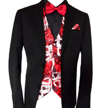 Load image into Gallery viewer, Red Batik Waistcoat